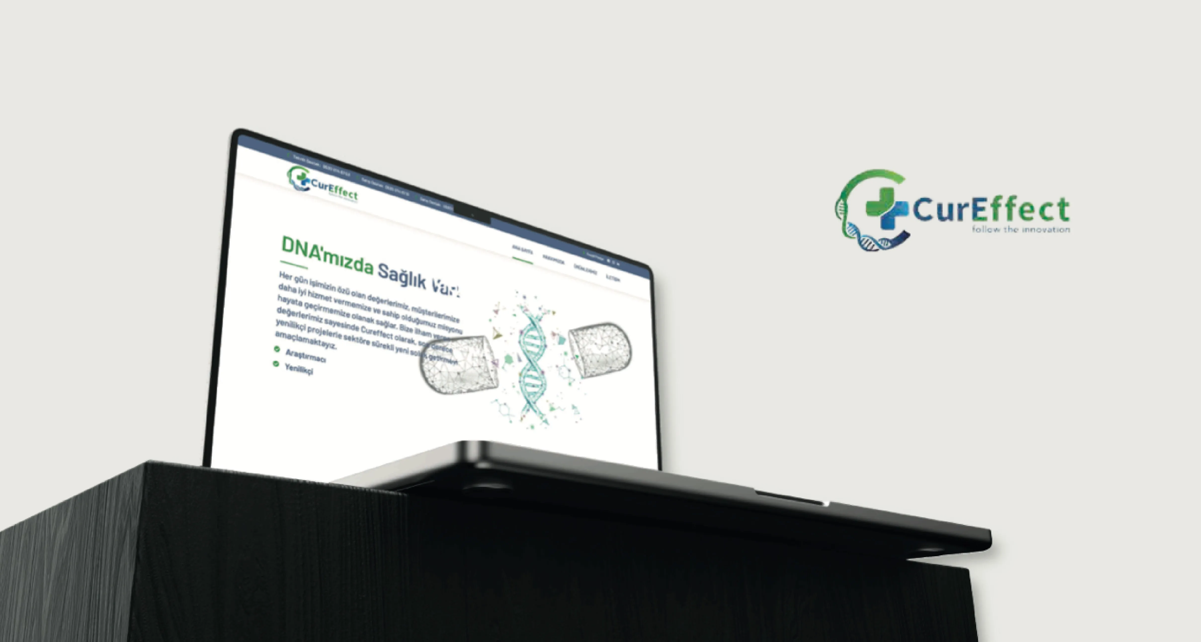 Cureffect Kurumsal Web Sitesi 